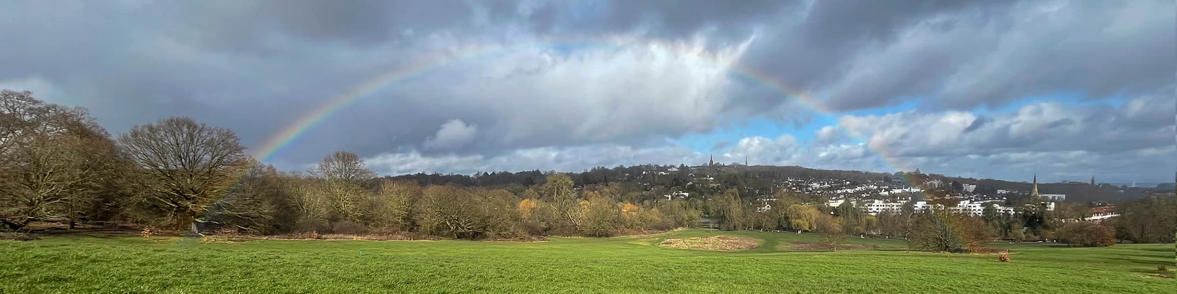 Rainbow over Hampstead Heath